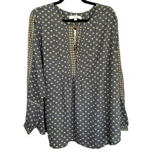 NWT Loft Women's Pleated Peasant Top Size 24 Plus